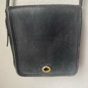 Coach vintage leather crossbody bag
